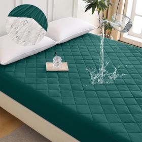 Diamond Grid Ultrasonic Waterproof Mattress Protector (Option: W13664150)